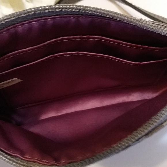 Coach Signature logo c's  small wristlet wallet in gray NWOT - Picture 5 of 7